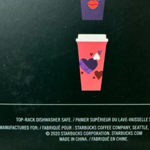 NWT Starbucks | Pack Of 6 Reusable Valentine’s Hot Cups - Picture 9 of 9